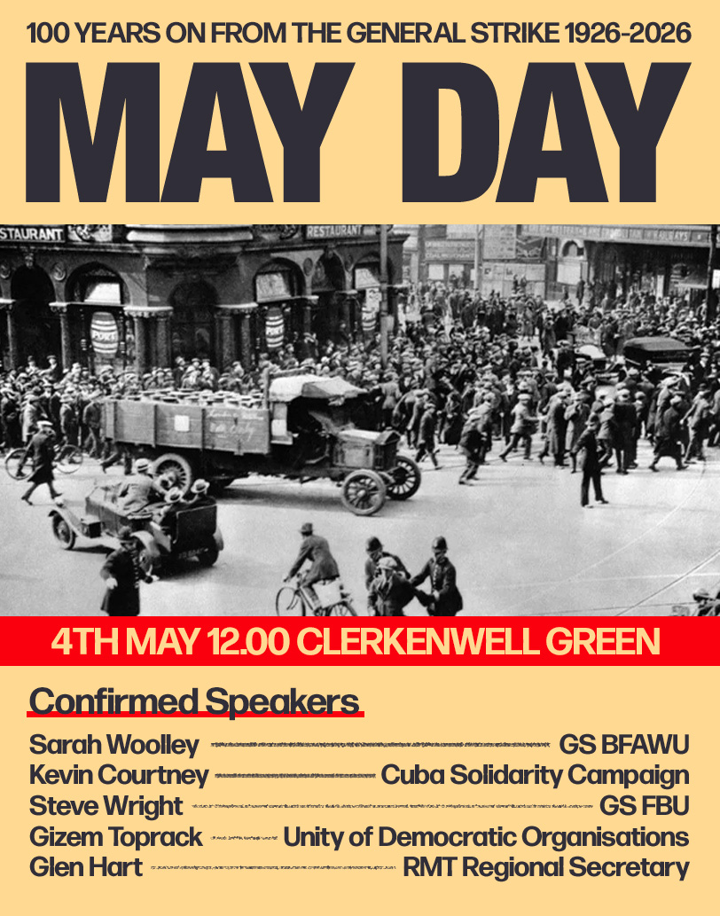 London May Day - 4th May 12:00 - Clerkenwell Green